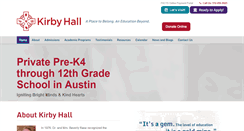 Desktop Screenshot of kirbyhallschool.org